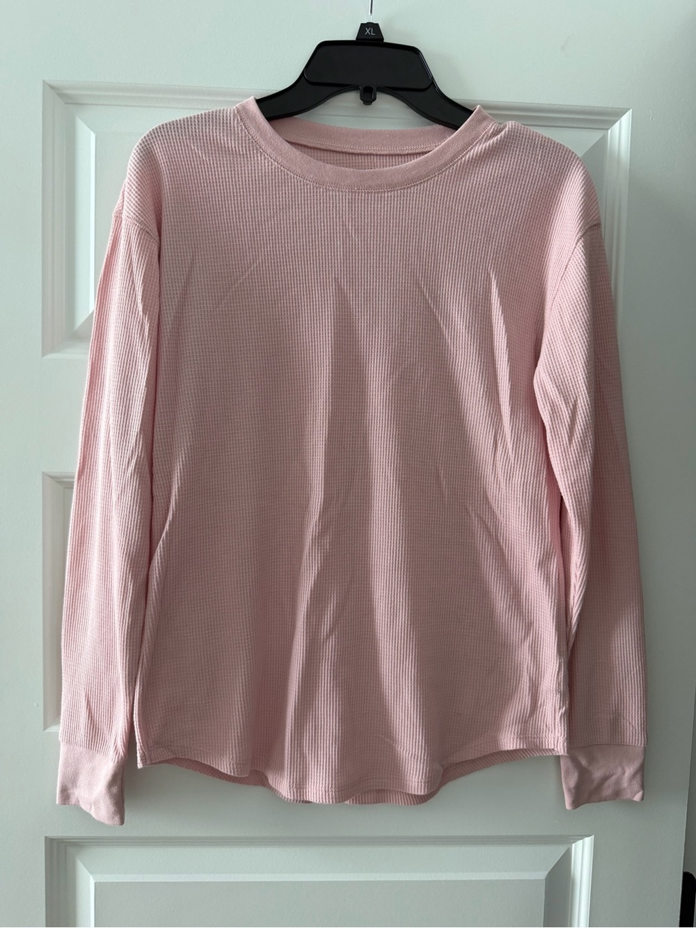 Long Sleeve Thermal Top - Light Pink